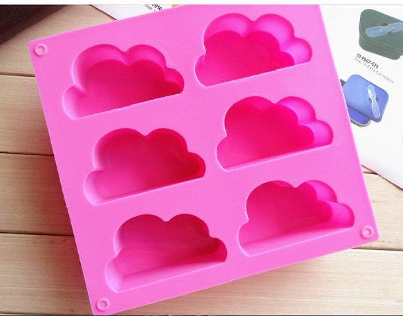 Silicone cake mould 6 and cloud mould pudding mould jelly mould mousse mould