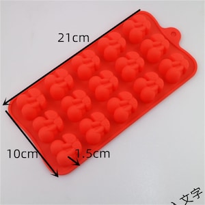 12-cavity fruit cherry Ice Tray Ice Mold Flexible Silicone Mold Handmade DIY Mold