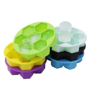 7-cavity 30ml ice mold Cake Mold Flexible Silicone Soap Mold For Handmade Soap Candle Candy