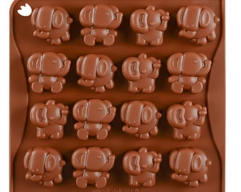 Silikonformen Set – 4 Blumenformen Für Fondant, Schokolade & Seife | Lebensmittelecht, Hitzebeständig & Spülmaschinenfest