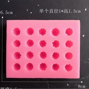 Molde para jabón de manos de silicona suave con forma de fresa y frutas, molde para molinillo de gel de silicona, para chocolate, voltear, pudín de azúcar y resina.