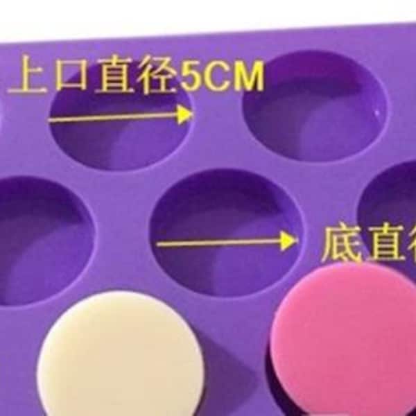 Silicone Cake Mould Handmade Soap Mould Round Mould Fifteen Round Die