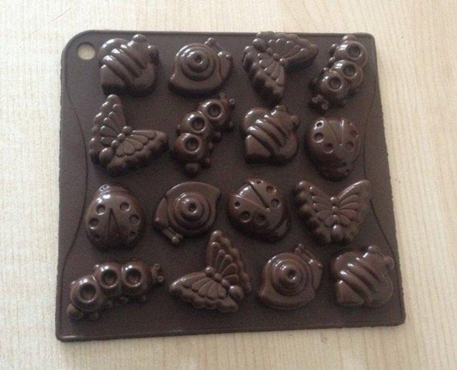 16cavity Insects Cake Mold Flexible Silicone Choclate Mold Soap Mold Soap Candle Candy Etsy