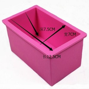 Cuboid Oblong Rectangle Cake Mold Soap Mold Candle mould Bread Toast Molds Candy Flexible Silicone Mold Soap Mould Bakeware baking tool