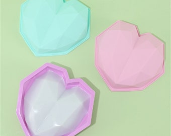 Big diamond soap mold jewelry Flexible Silicone Mold polymer clay mold Cake Mold Chocolate Mould Resin Mold Biscuit Mold mould fimo mold