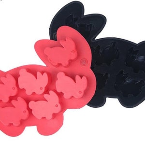 Rabbit hand 6 ice cube cake mold hand soap mold cake plate ice cube chocolate mold
