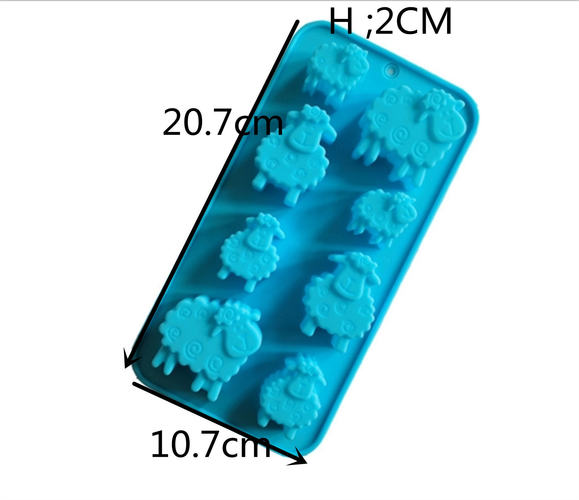 8 cavity sheep Cake mold  cake baking  ice tray silicone chocolate  mold,soap mold