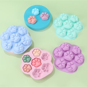 7-cavity  Dog claws  Soap Mold Flexible Mold Silicone Mold For Handmade Soap Candle Candy Cake Mold