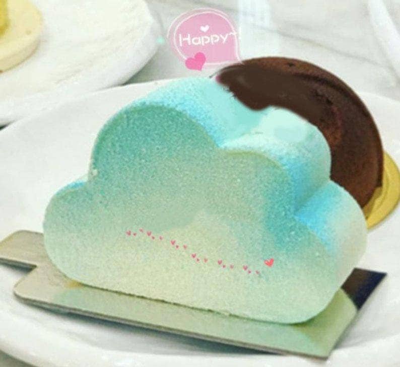 Silicone cake mould 6 and cloud mould pudding mould jelly mould mousse mould