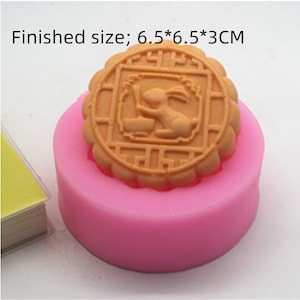 1-cavity rabbit Silicone Cake Mould Handmade Soap Mould mooncake  Mould