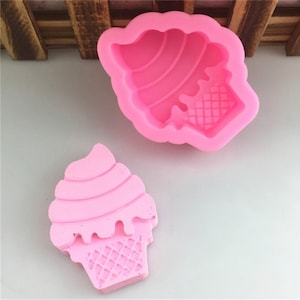 1- cavity ice cream Silicone cake mold  cake baking mold  mousse mold jewelery mold ,clay mold