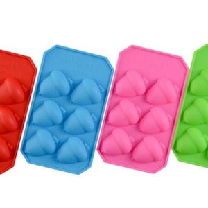 6-cavity Pine nuts Cake Mold Flexible Silicone Soap Mold For Handmade Soap Candle Candy