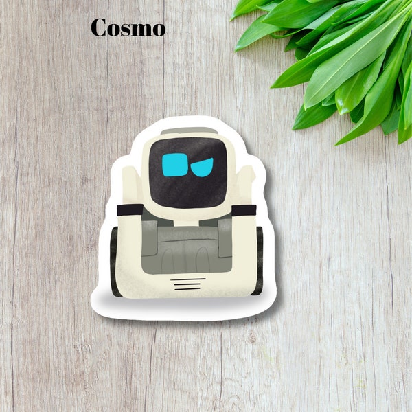 COSMO ROBOT - Water Resistant Vinyl Handmade Sticker Collectible Toys