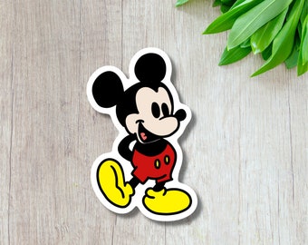 MAGIC MOUSE Water Resistant Vinyl Sticker Mickey Started by a Mouse 1928