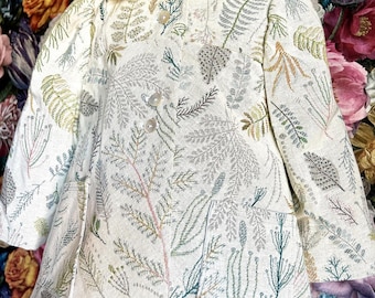 Handmade Upcycled Floral Coat – 2-3 Years – Vintage Toddler Jacket – Peter Pan Collar – Sustainable & Eco-Friendly