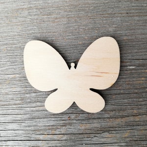 Wooden Butterfly laser cut shapes blanks for DIY projects, unpainted, wooden shape, Wall decor, Craft Supply DIY, not painted, 0000194