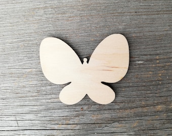 Wooden Butterfly laser cut shapes blanks for DIY projects, unpainted, wooden shape, Wall decor, Craft Supply DIY, not painted, 0000194