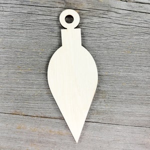 Christmas wooden ornament shape for Christmas tree, Laser Cut Unfinished Wooden Shapes Craft Supply DIY, not painted, 0000042
