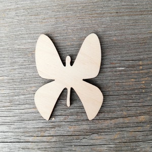 Butterfly laser cut shapes blanks for DIY projects, unpainted, wooden shape, Wall decor, Craft Supply DIY, not painted, 0000195