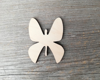 Butterfly laser cut shapes blanks for DIY projects, unpainted, wooden shape, Wall decor, Craft Supply DIY, not painted, 0000195