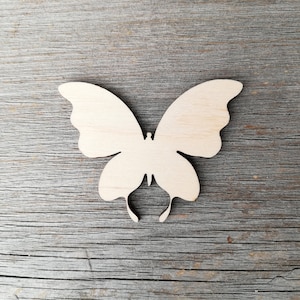 Butterfly wooden laser cut shapes blanks for DIY projects, unpainted, wooden shape, Wall decor, Craft Supply DIY, not painted, 0000192