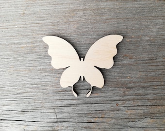 Butterfly wooden laser cut shapes blanks for DIY projects, unpainted, wooden shape, Wall decor, Craft Supply DIY, not painted, 0000192