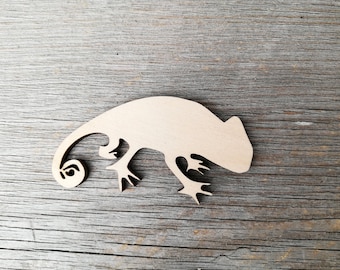Iguana lizards wooden shape laser cut blanks for DIY projects unpainted Bedroom Playroom wall decoration Craft Supply 000231