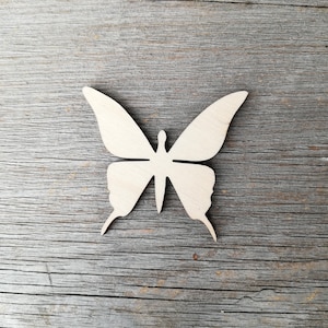 Butterfly wooden laser cut shapes blanks for DIY projects, unpainted, wooden shape, Wall decor, Craft Supply DIY, not painted, 0000193