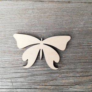 Beautiful wooden butterfly for DIY projects, unpainted, wooden shape laser cut shapes, Wall decor, Craft Supply DIY, not painted, 0000187