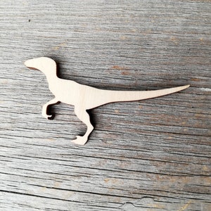 Wooden shape Dinosaur Tyrannosaurus T-rex unpainted Playroom wall decoration unfinished laser cut blanks for DIY projects Craft 000261