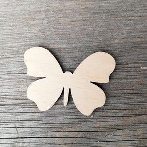 Butterfly wooden blanks for DIY projects, unpainted, wooden shape laser cut shapes, Wall decor, Craft Supply DIY, not painted, 0000188