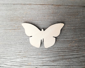 Wooden Butterfly laser cut shapes blanks for DIY projects, unpainted, wooden shape, Wall decor, Craft Supply DIY, not painted, 0000196