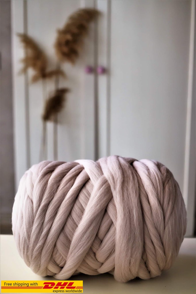 Thick yarn Chunky wool yarn arm knit yarn Wool giant Etsy