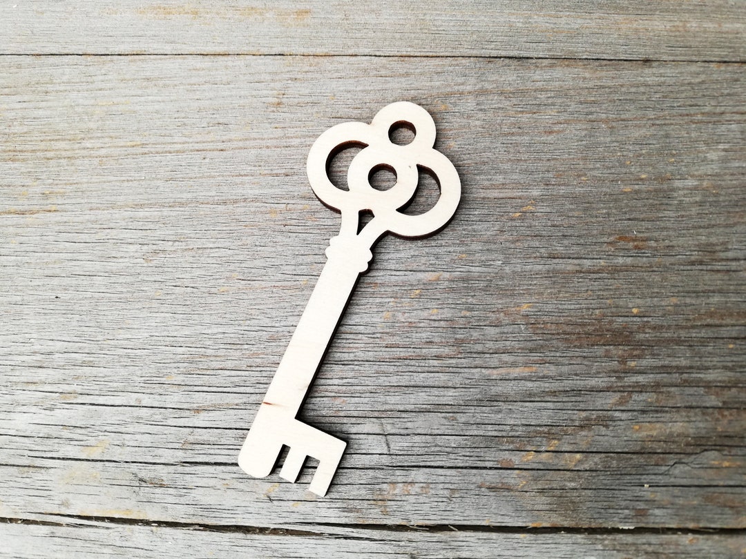 Vintage Key, Antique - Wood Cutout for Crafting, Cutouts Template ...