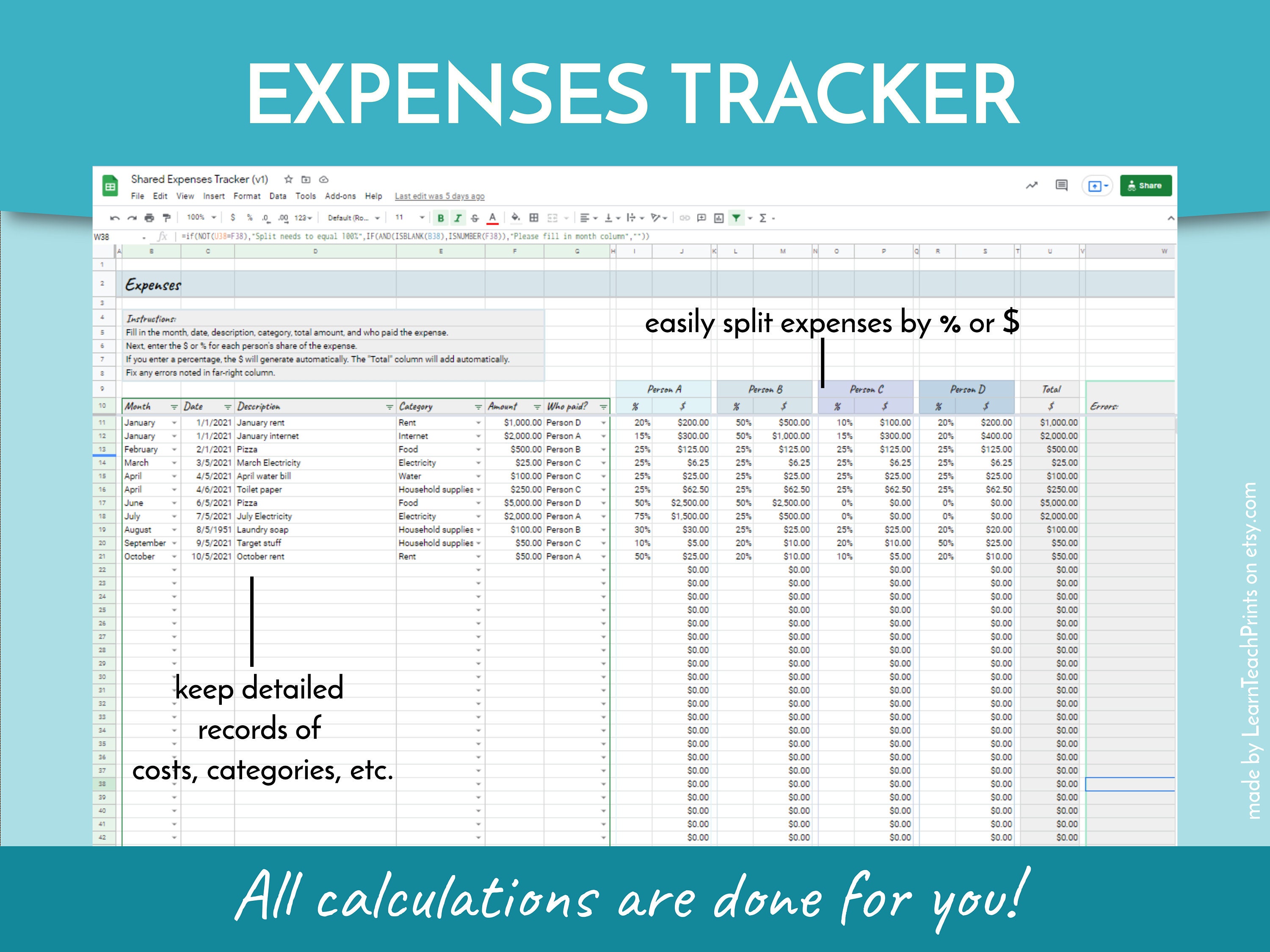 Splitwise – keep track of shared expenses - TapSmart