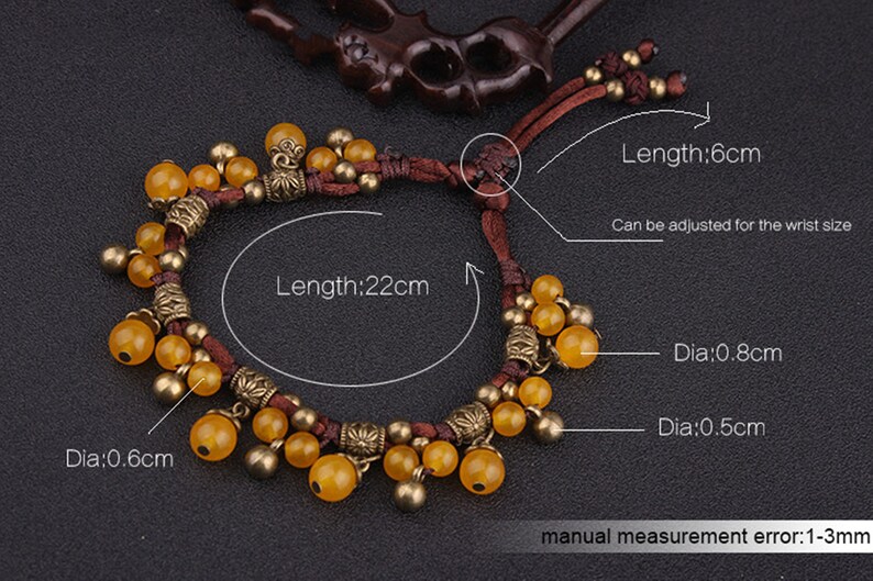 Chalcedony Anklets Chains Braided Stone Foot ChainsVintage Bohemian Anklet Handmade Beads Anklets Beach AnkletWomen Ethnic Ankelets