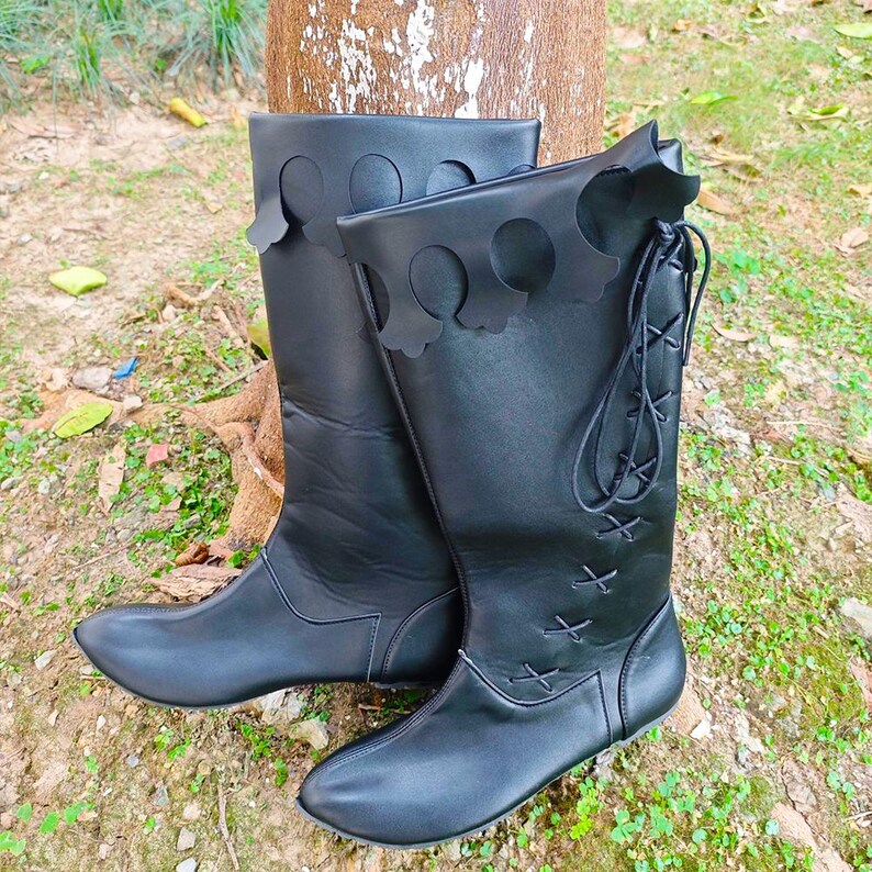 Retro Barefoot Boots,medieval Times Shoes,ren Faire Medieval Boots ...
