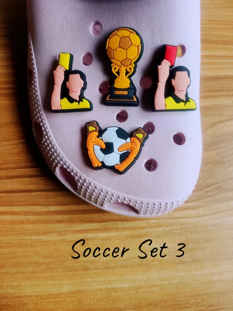 Soccer Croc Charms Sports Croc Charms Football Croc Charms Etsy