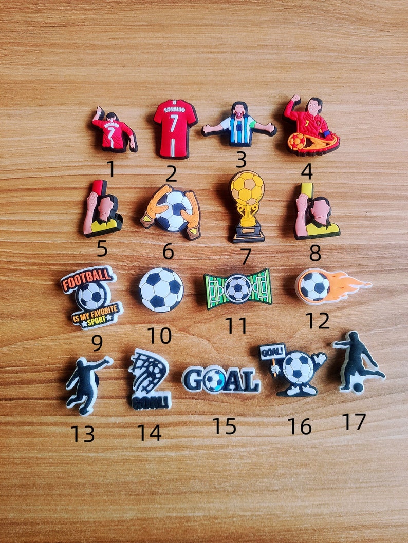 Soccer Croc Charms Sports Croc Charms Football Croc Charms Etsy Australia