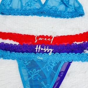 Personalized Gift for Her Bride Panties, Custom Mrs Fluffy Thong, Embroidery Bride G-Strong,Bridal Shower Gifts,  Gift for Her, Bride Thong