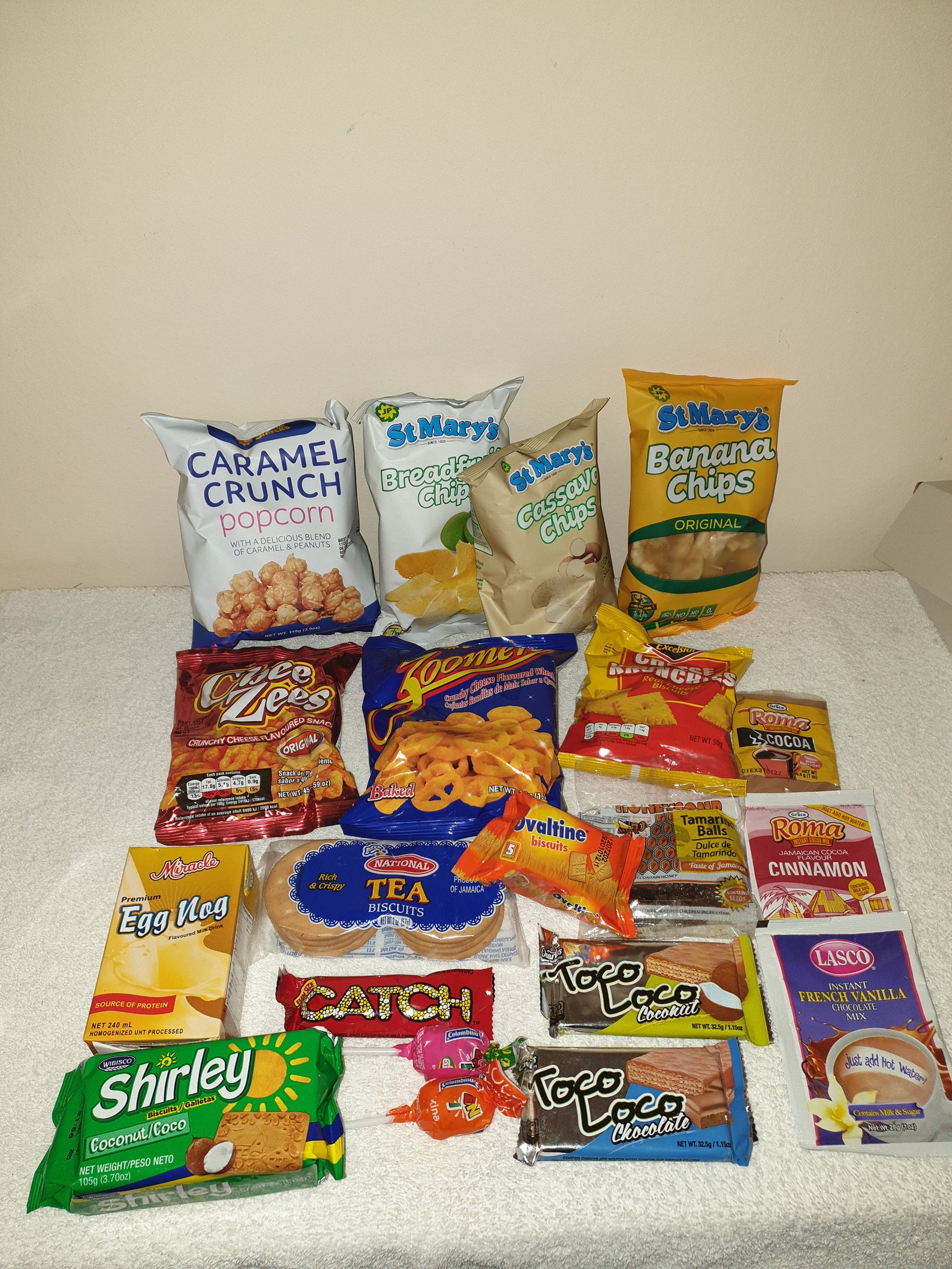 Jamaica Snack Box Caribbean Chippies Banana Chips Chee Zees Etsy