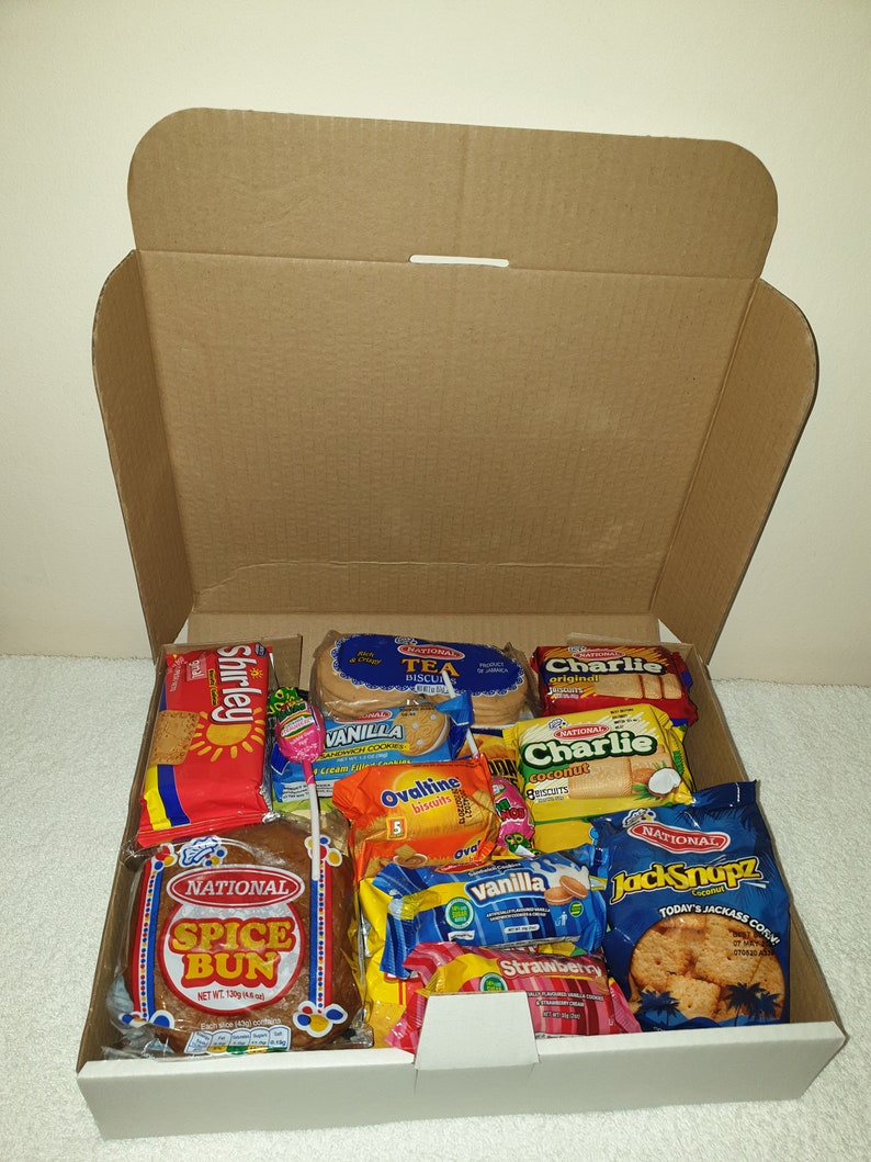 Jamaica Snack Box Caribbean Chippies Banana Chips Chee Zees Etsy