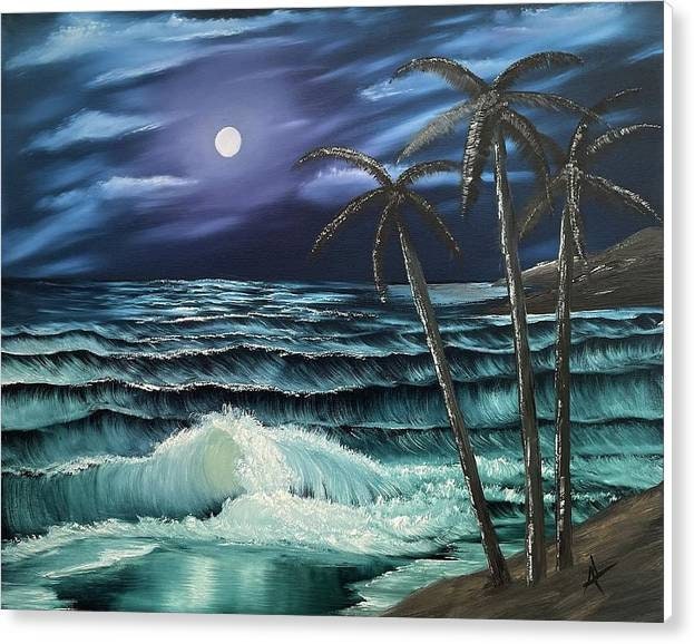 Canvas Board Moonlight Paintings, Size: 18x24 at Rs 15500 in
