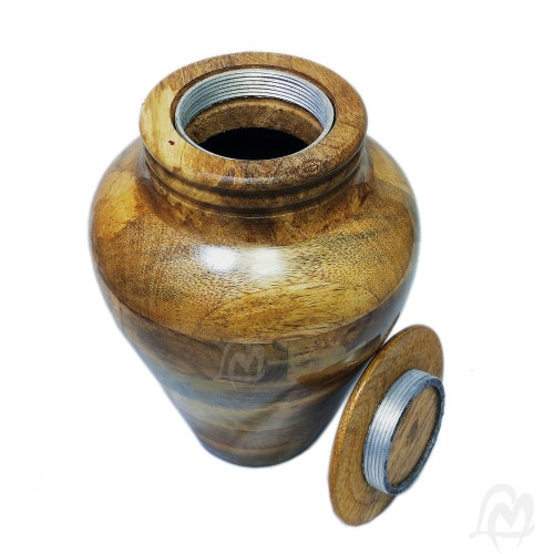 CUERO URNS –Adult Gatta Classic Wooden Urn | Cremation Urn for Human Ashes -Adult Funeral Urn Handcrafted shops Affordable Urn for Ashes (200 lbs)