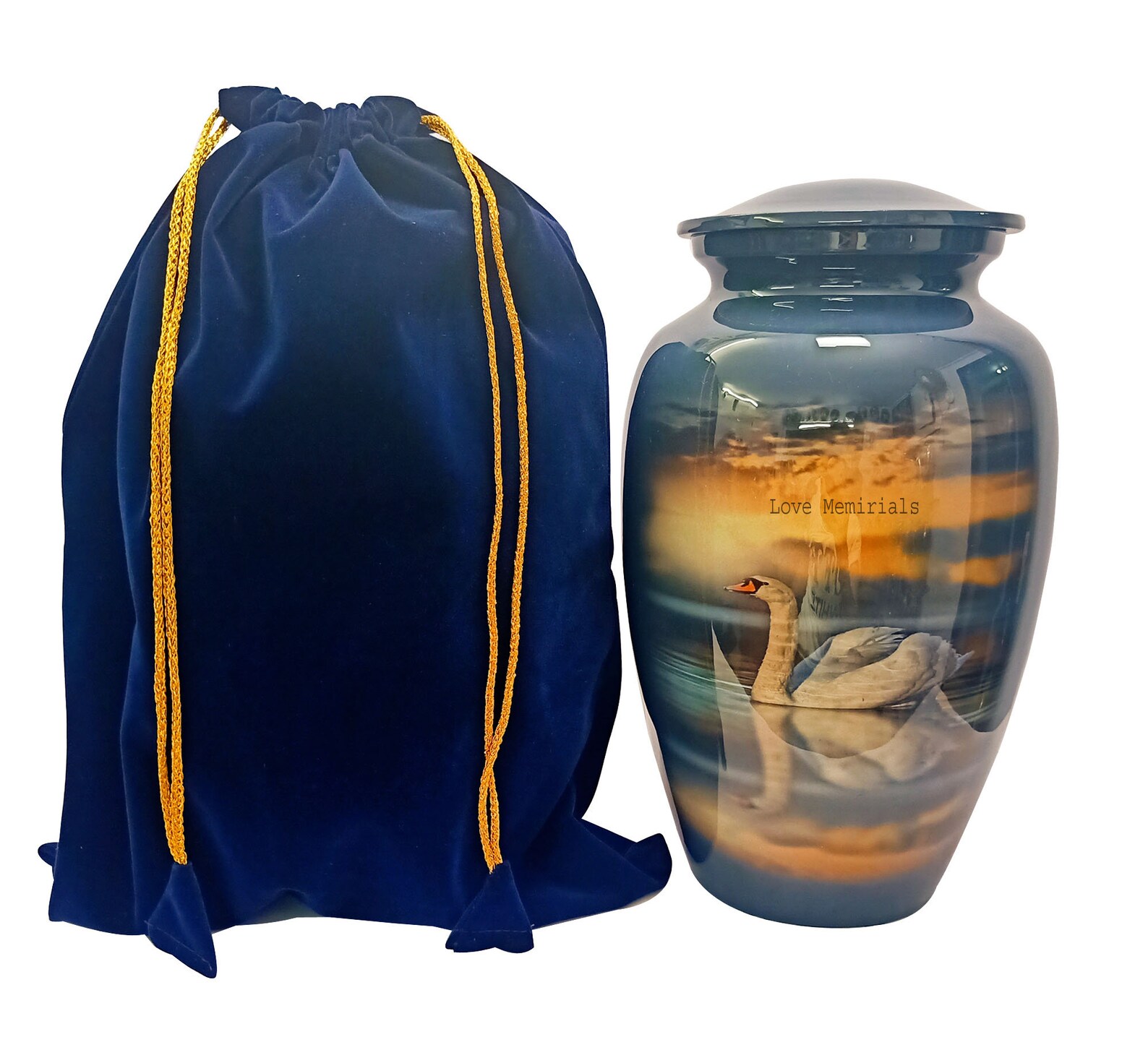 Adult Urn Lovely Swan Cremation Urn Cremation Urns for Etsy