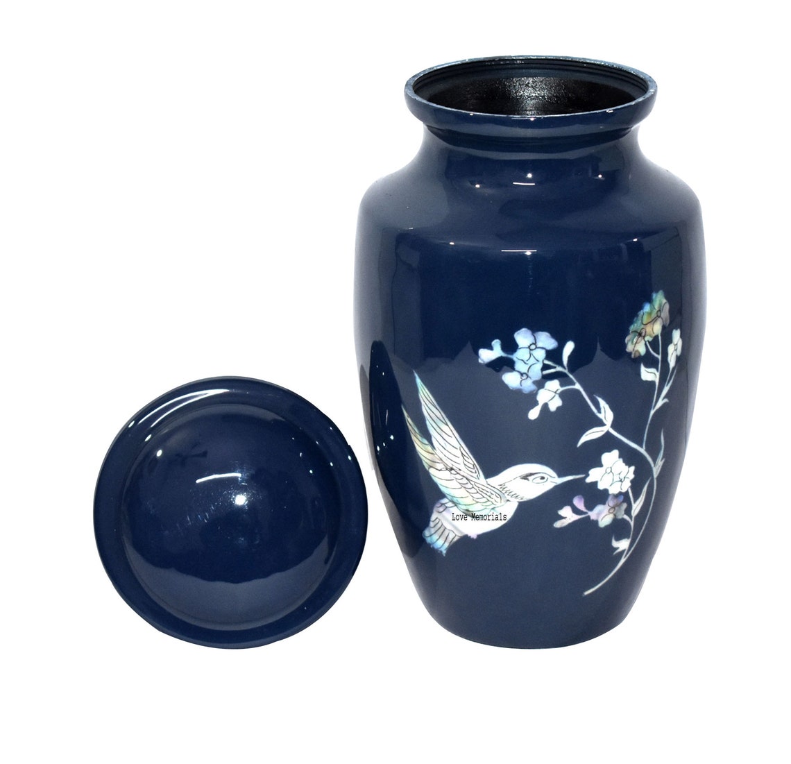 Adult Urn Lovely Blue Bird Flying Cremation Urn adult Etsy