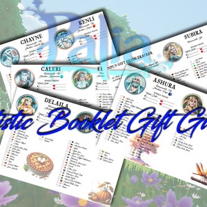 Palia Full Gift Guide Tracker Künstlerbuch Freundschaft & Beziehungen Level Up Helfer Kilima Bahari / ohne Holunderhölzer!