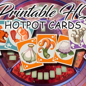 Carte da gioco Palia HOTPOT Formato png stampabile di alta qualità 300 DPI
