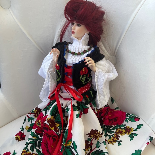 Traditional Folk Highlander Outfit for BJD 1/4 Doll