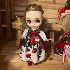 Folk Outfit for Blythe Doll